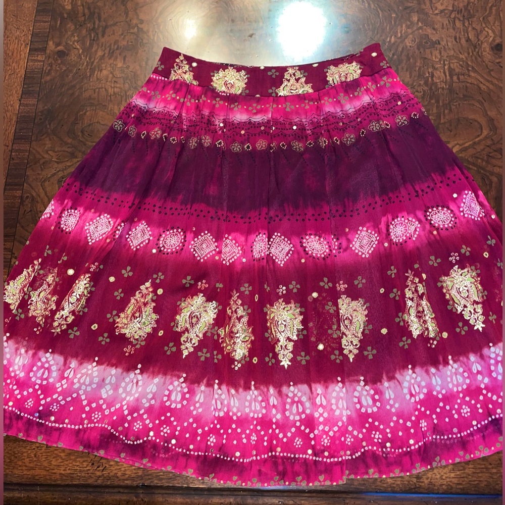 Vibrant K Studio Pink Circle Skirt